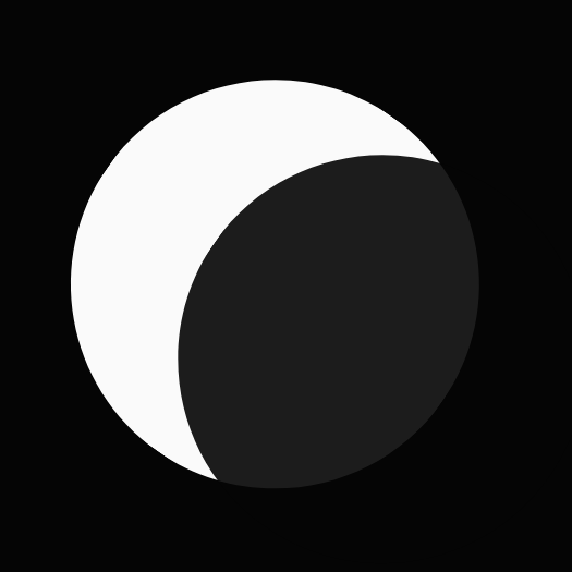 Crescent Moon Display