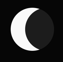 Moon uncomfortably, perfectly, level...